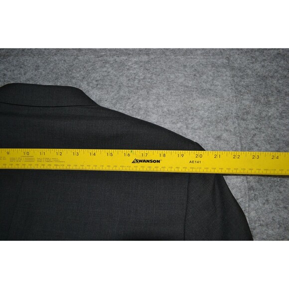 Brooks Brothers‎ Brooksease Wool Blazer Dark Charcoal Gray Sport Coat Sz 44R USA - Picture 15 of 16